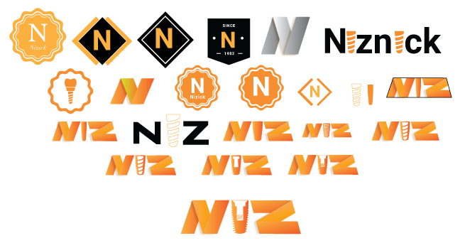 niznick logo process